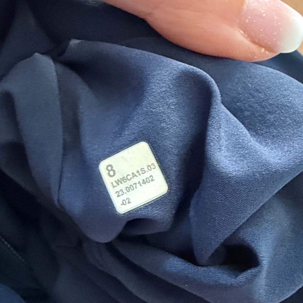 lululemon athletica Smooth Pull On Pants Cropped 
Navy - Picture 8 of 8